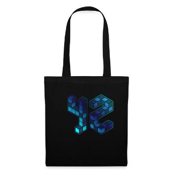 42 nombres de maths - Sac en tissu - noir - Devant