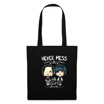 Gothic Girl - Tote Bag - black - Front
