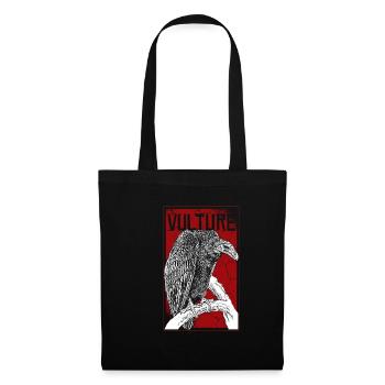 Mort de vautour - Sac en tissu - noir - Devant