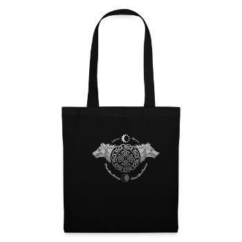 Wölfe Pentagram - Stoffbeutel - Schwarz - Vorne