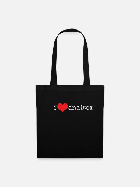 Analsex Erwachsener Humor - Stoffbeutel - Schwarz