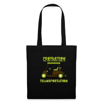 Golf Game Golf Cart Transportation - Tote Bag - black - Front