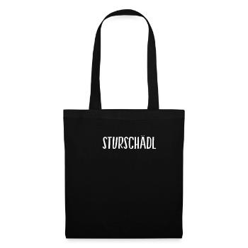 Sturschädl | Autriche, homme têtu, Ösi - Sac en tissu - noir - Devant