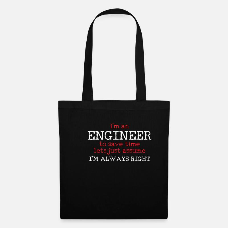 Engineering Engineering Humor - Tote Bag - black