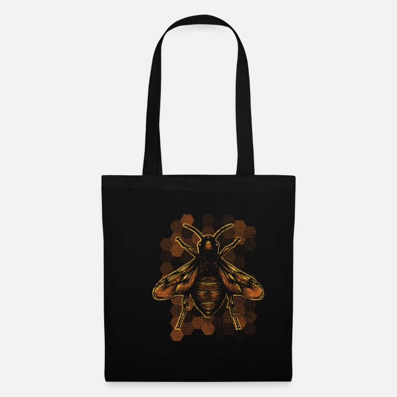 bee - Tote Bag - black