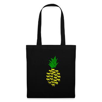 Donkey pineapple - Tote Bag - black - Front
