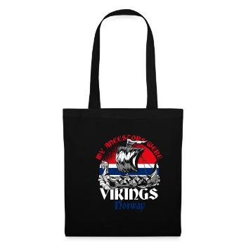 Norway Vikings - Tote Bag - black - Front