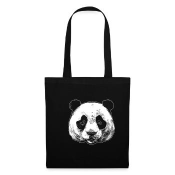 Panda bear - Tote Bag - black - Front