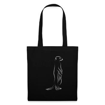 Meerkats Cute animal - Tote Bag - black - Front