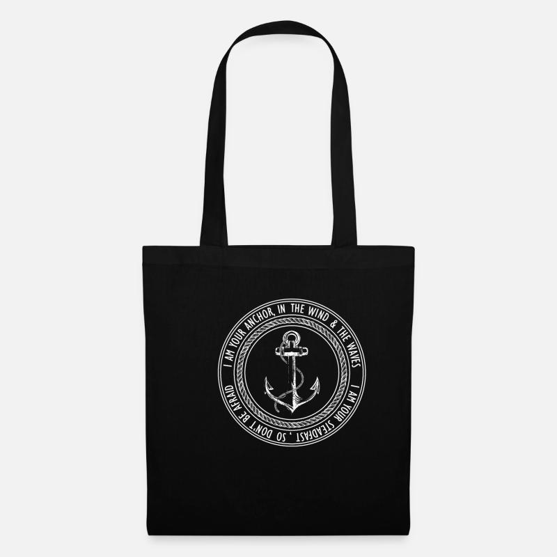 I am your anchor - Stoffbeutel - Schwarz