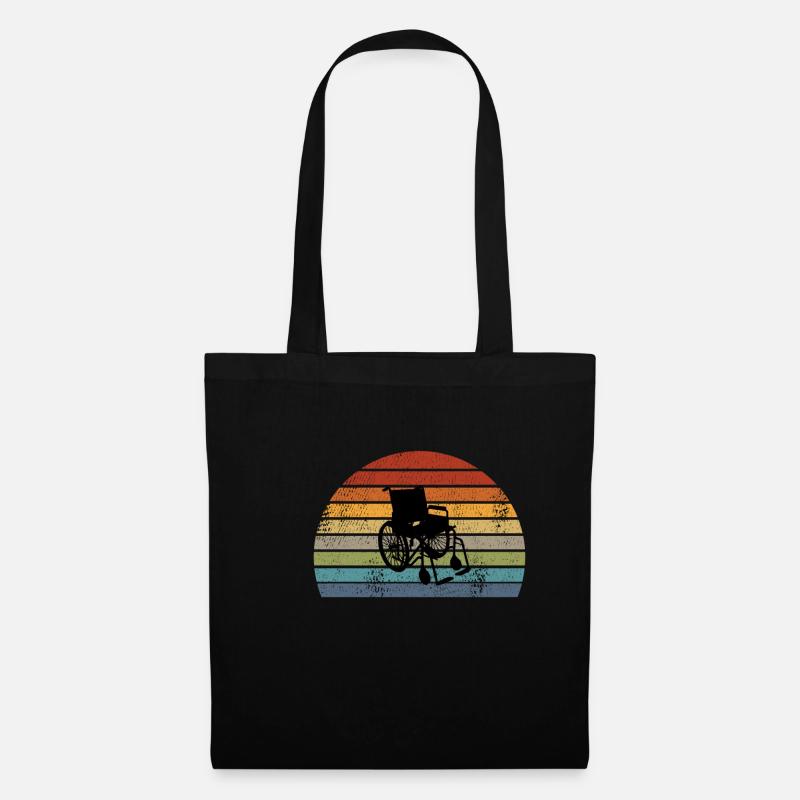 fauteuil roulant - Sac en tissu - noir