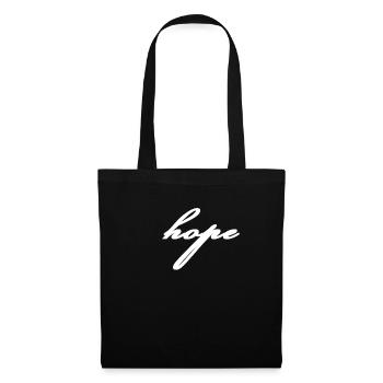 hope - Sac en tissu - noir - Devant