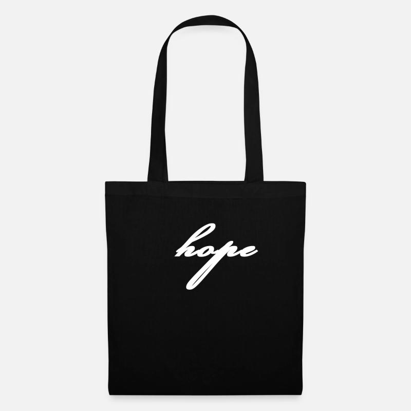 hope - Stoffbeutel - Schwarz