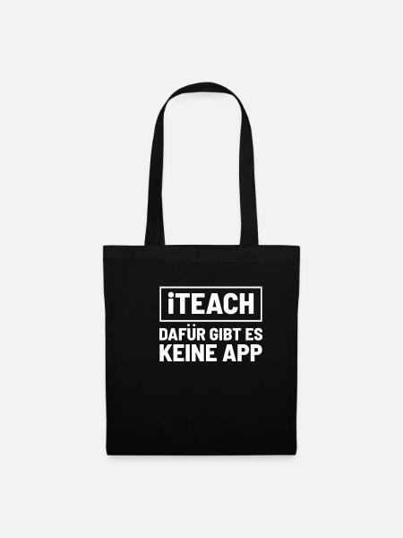 Lehrerin - Stoffbeutel - Schwarz