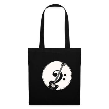 Guitare basse Guitariste - Sac en tissu - noir - Devant