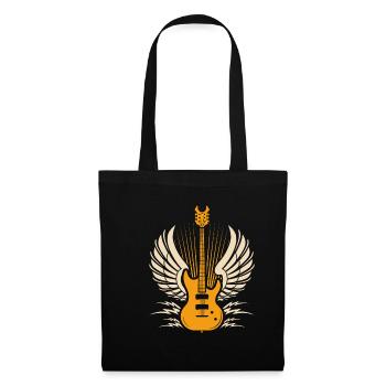 Guitar flies - Tote Bag - black - Front