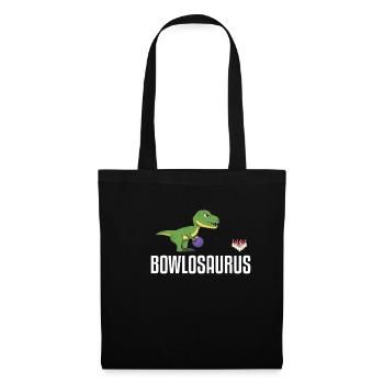 Bowling dinosaure bowler drike dino - Sac en tissu - noir - Devant