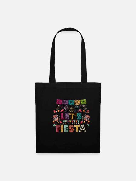 Mexiko Fiesta - Stoffbeutel - Schwarz