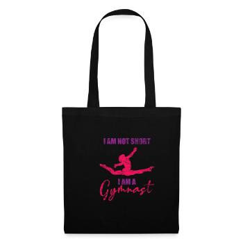 Gymnastique tailles - Sac en tissu - noir - Devant