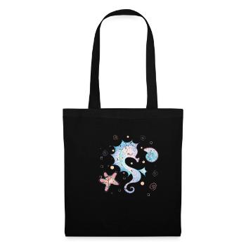 sea horse - Tote Bag - black - Front