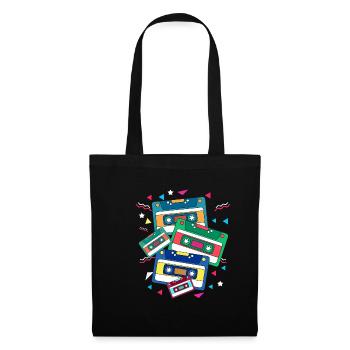 80s music genre - Tote Bag - black - Front