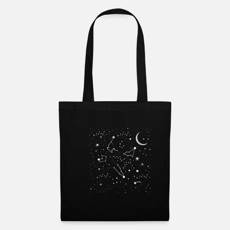 Astronomie Himmel - Stoffbeutel - Schwarz