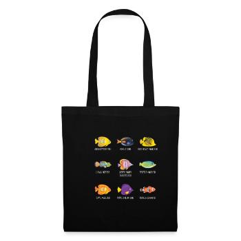 Tropical fish anemonefish angelfish - Tote Bag - black - Front