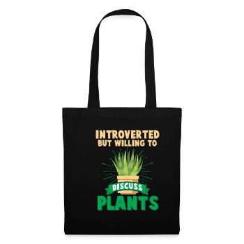 Introverted man Shy gardener strut - Tote Bag - black - Front