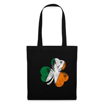 Irlande Dublin - Sac en tissu - noir - Devant