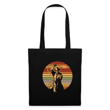 cow-boy - Sac en tissu - noir - Devant