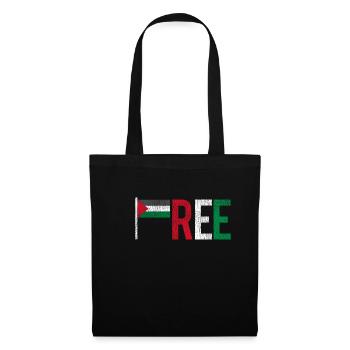 Palestine freedom - Tote Bag - black - Front