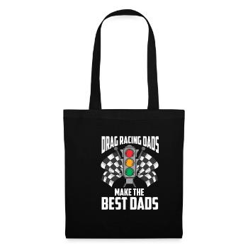 Drag racing mechanic father dragster racing driver - Tote Bag - black - Front