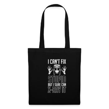 Radiologist skeleton x-ray technician radiology - Tote Bag - black - Front