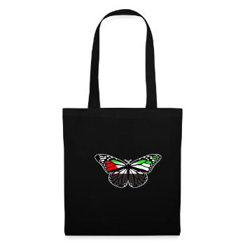 Palestine papillon nation - Sac en tissu - noir - Devant