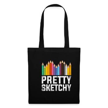 Paint brush - Tote Bag - black - Front