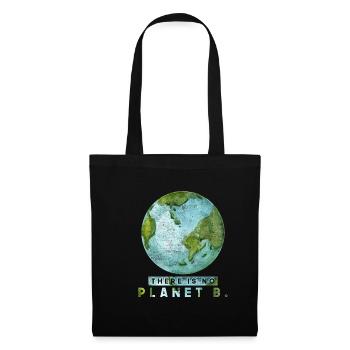 Earth Day Umweltschutz Planet - Stoffbeutel - Schwarz - Vorne
