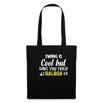 Lustiges Balboa Dance Design als Geschenk - Stoffbeutel - Schwarz - Vorne