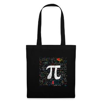 Mathe Schüler - Stoffbeutel - Schwarz - Vorne