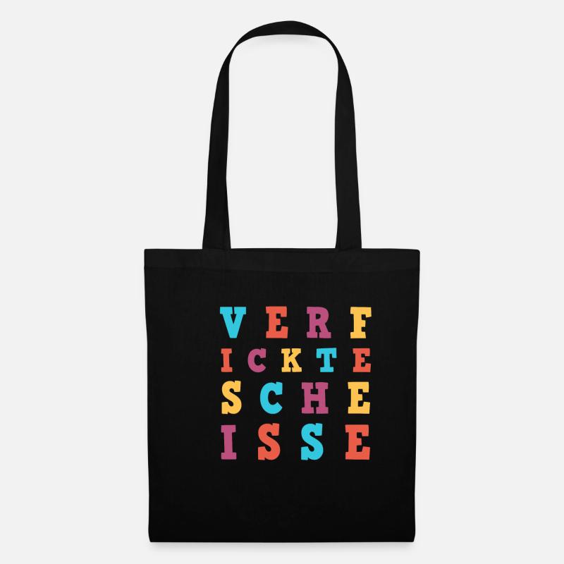 Verfickte Scheisse - Stoffbeutel - Schwarz