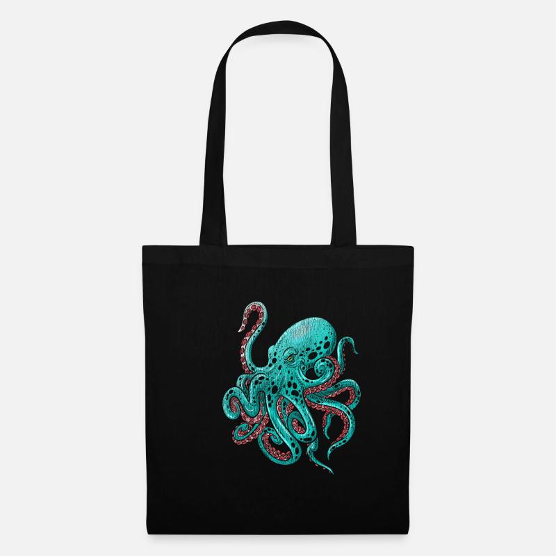 Octopus octopus - Tote Bag - black