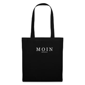 Moin Original Norddeutsch Norddeutschland Heimat - Sac en tissu - noir - Devant