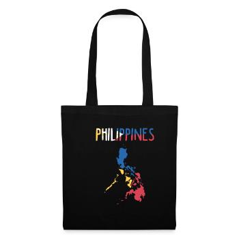 République des Philippines Pays Asie du sud-est - Sac en tissu - noir - Devant
