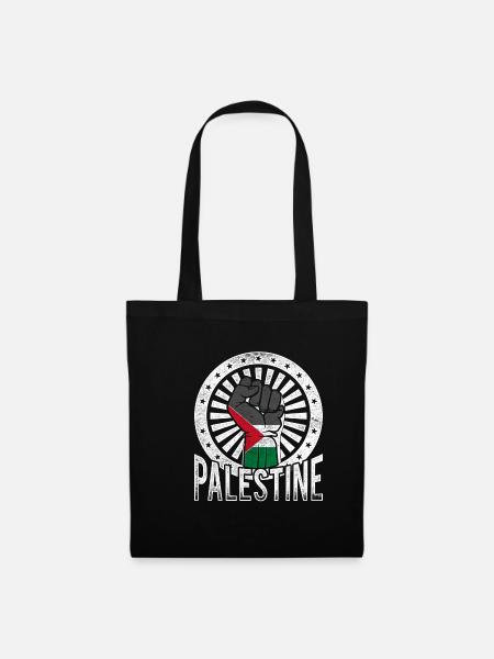 Palästina Nation - Stoffbeutel - Schwarz