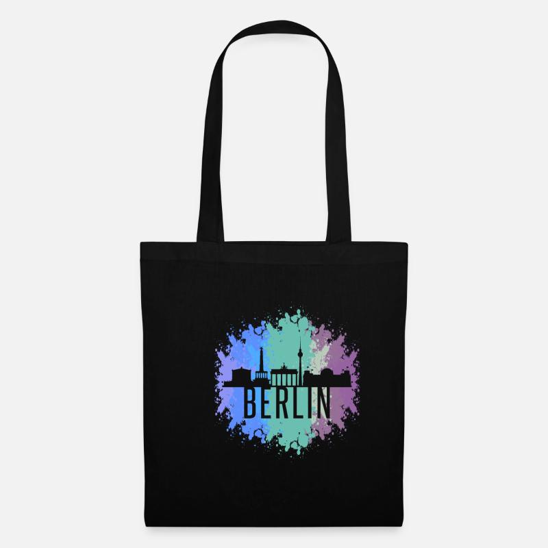 Berlin - Stoffbeutel - Schwarz