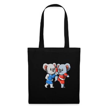 Funny kickboxing and muay thai koala - Tote Bag - black - Front