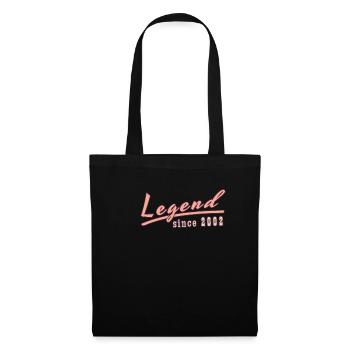 legend since 2002 - Tote Bag - black - Front
