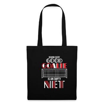 Gardien de but de l'équipe de gardien de but de football - Sac en tissu - noir - Devant