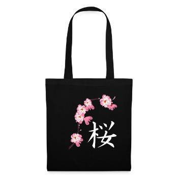 Sakura Fest Cherry Blossoms Cherry Blossoms Japanese - Tote Bag - black - Front