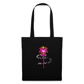 Cool Wand Fairy Princess Girl Witch - Tote Bag - black - Front