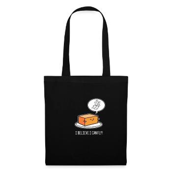 Butter Fly Funny Dreamer and Food Lover Gift - Tote Bag - black - Front